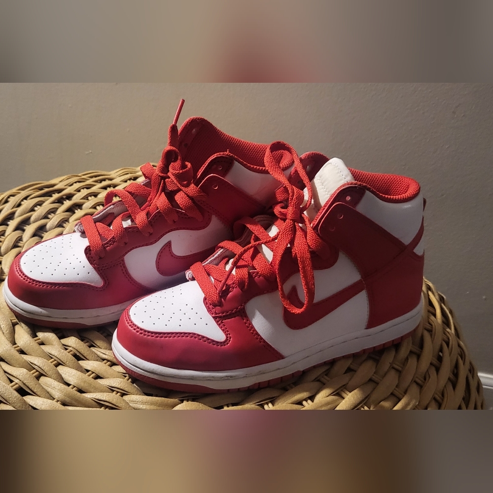 Red & White Nike Dunk